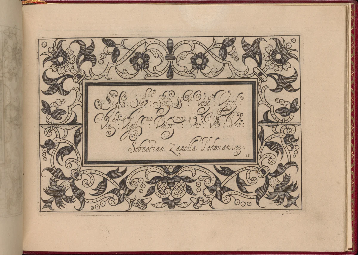 Ghirlanda: Di sei vaghi fiori scielti da piu famosi Giardini d'Italia, page 43 (recto) by Pietro Paulo Tozzi, book, 1604