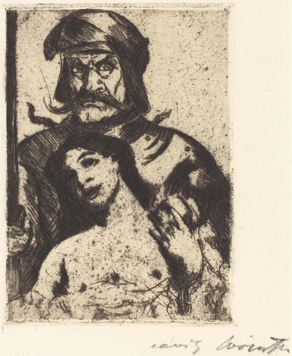 Der Ritter (The Knight) by Lovis Corinth, print, 1914
