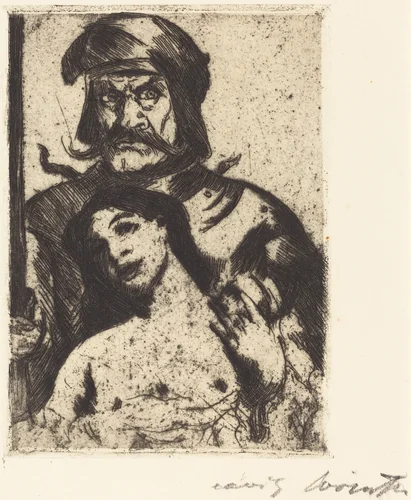 Der Ritter (The Knight) by Lovis Corinth, print, 1914