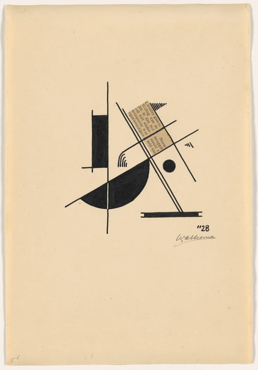 Untitled by Wobbe Alkema, drawing, 1928