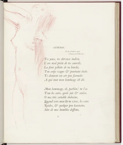 In-text plate (page 35) from Parallèlement (In Parallel) by Pierre Bonnard, illustrated book, 1900