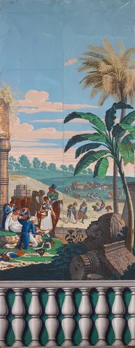 Scenic Wallpaper: The Battle of Heliopolis by Jean-Julien Deltil, other, 1813-1823