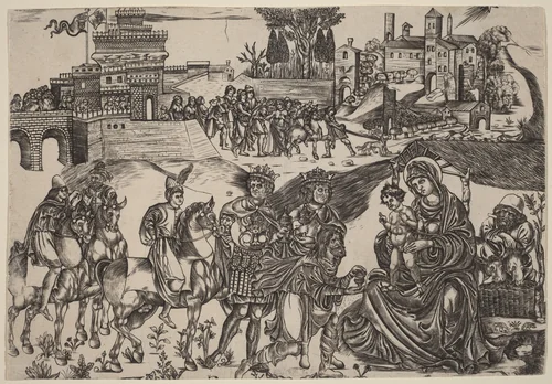 The Adoration of the Magi by None, print, 1503-1513