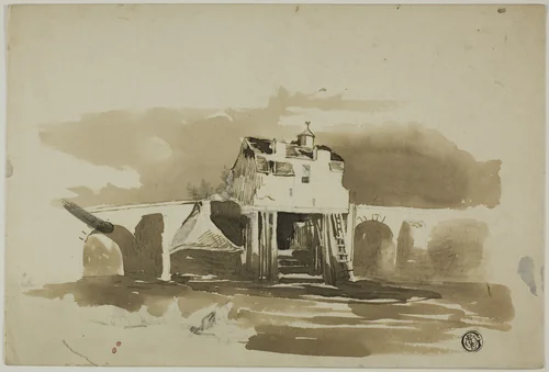 Bridge North in Shropshire by Unknown Artist, drawing, 1800-1899