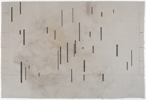 Global Village 37-48 [bottom] by John Cage, print, 1989