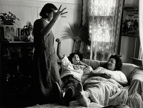 Yvette's Family, no. 3 by Nancy Andrews, photograph, 1993