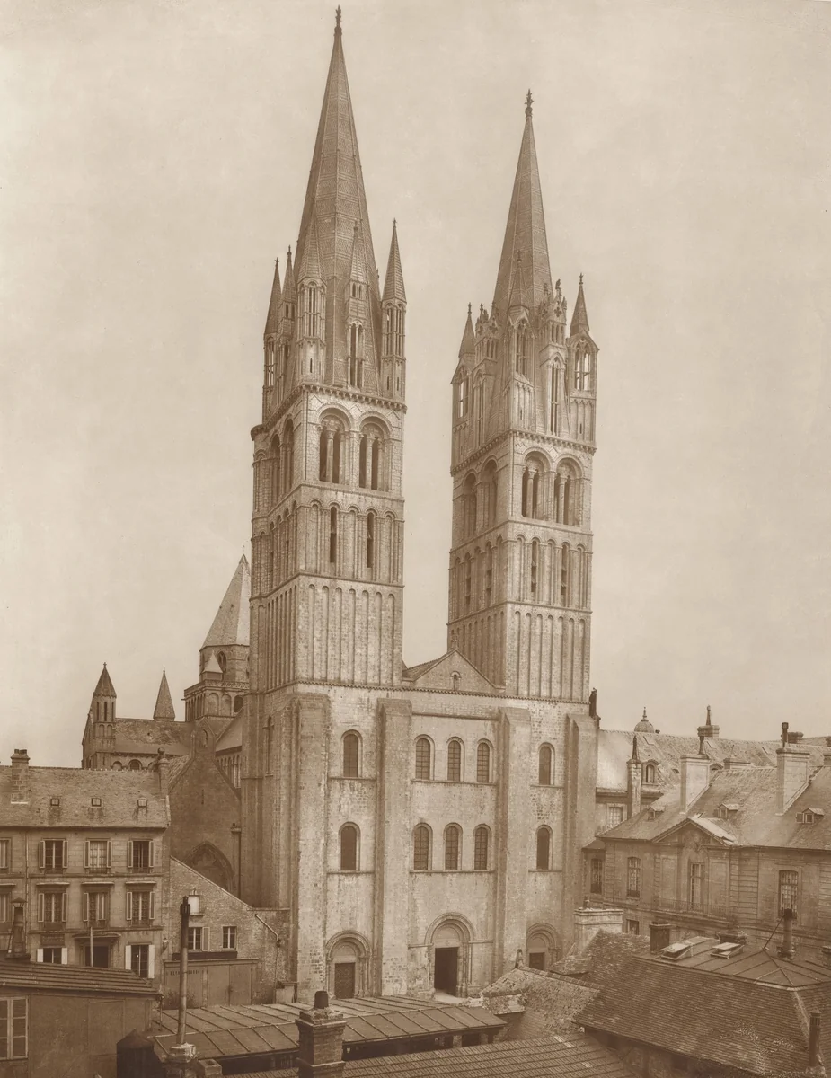 Eglise St. Etienne, Caen by Braun et Compagnie, photograph, 1876
