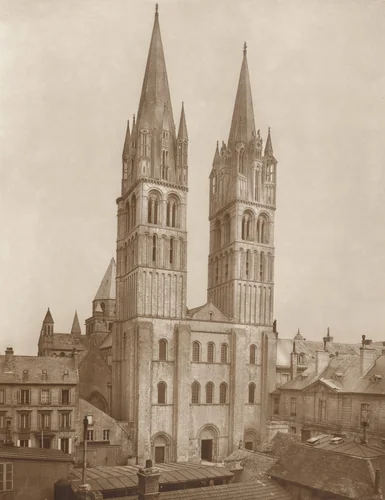 Eglise St. Etienne, Caen by Braun et Compagnie, photograph, 1876