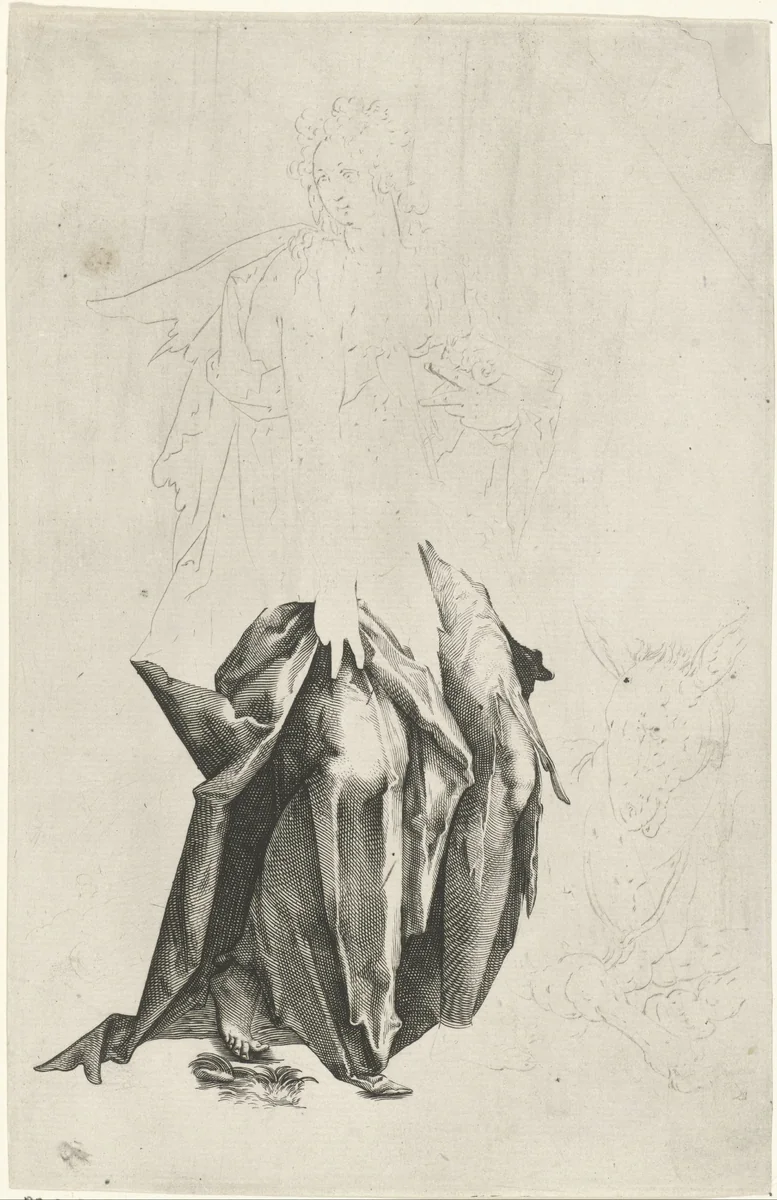 Luiheid (Acedia) by Unknown, print, 1585-1589