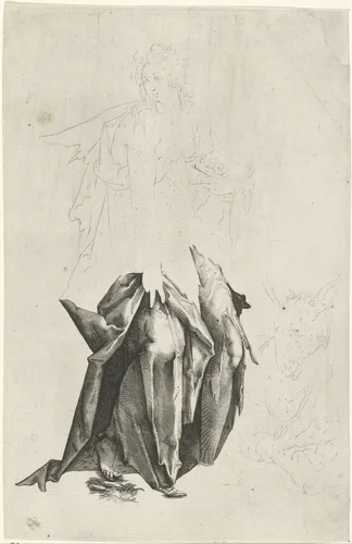 Luiheid (Acedia) by Unknown, print, 1585-1589
