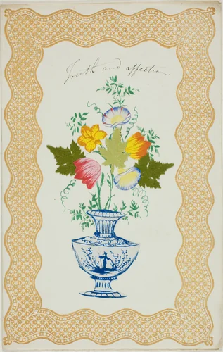 Truth and Affection (valentine) by Unknown Artist, other, 1845-1855
