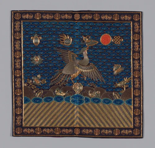 Man's Court Badge by Manchu China, textile, 1880-1900