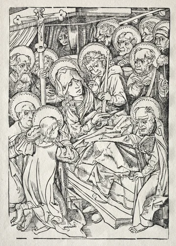 Der Tod der Maria by Unknown, print, 1495-1505