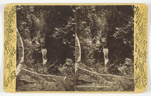 Ausable Chasm - Mystic Gorge, from the series "Gems of the Adirondacks" by Baldwin Photo, photograph, 1875-1899