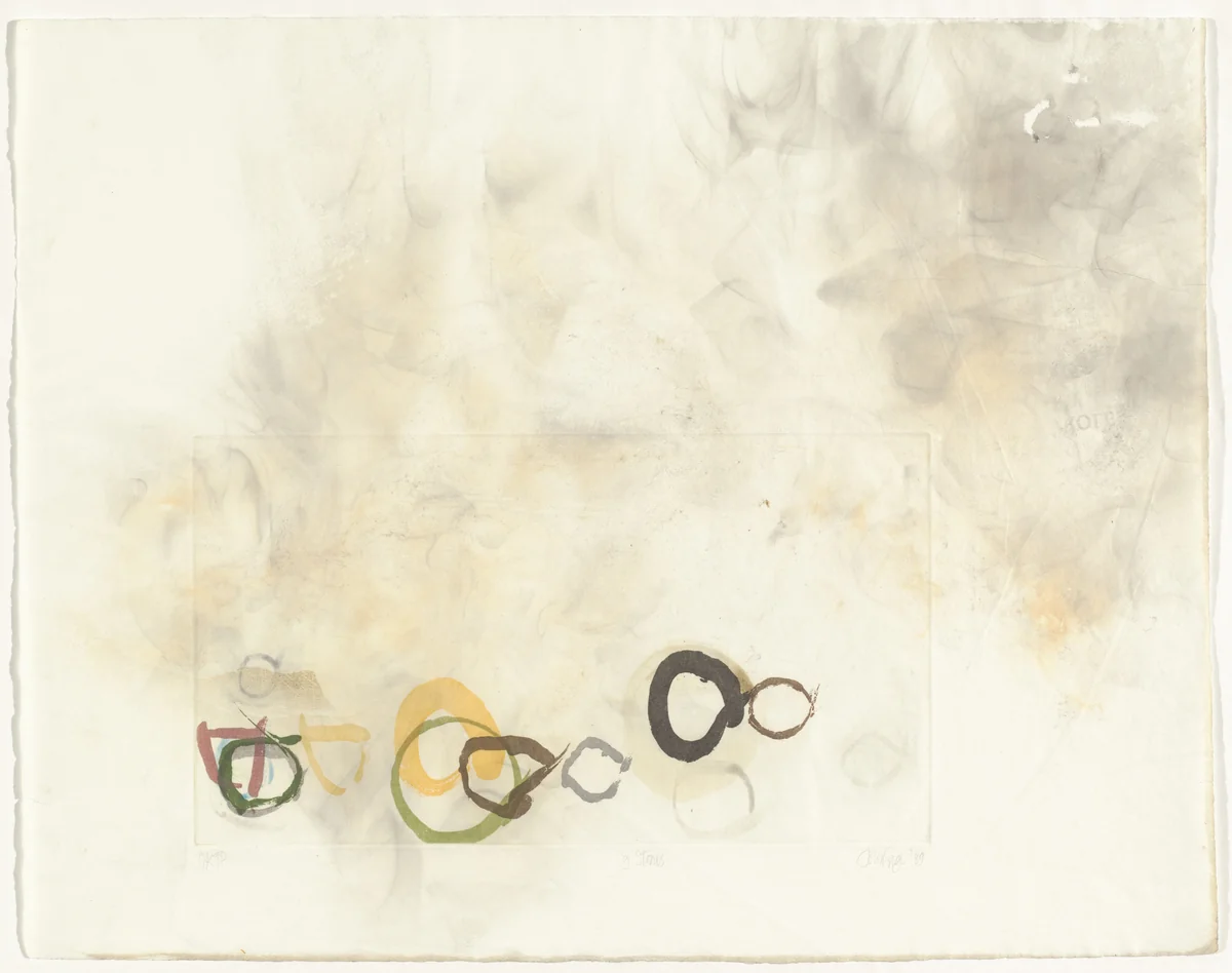 9 Stones by John Cage, print, 1989