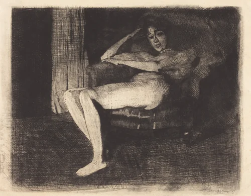 Intimate Fantasy (Féerie intime) by Albert Besnard, print, 1901