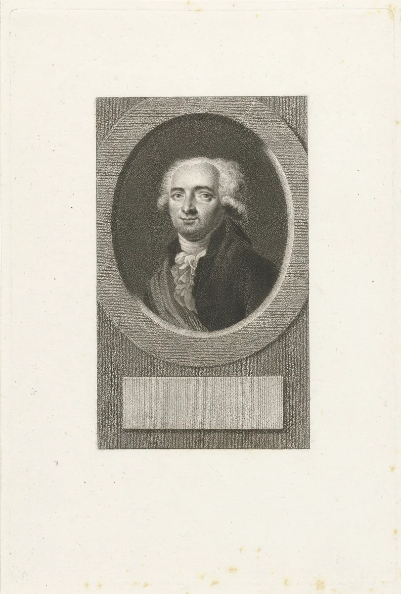 Portret van Pierre Louis Manuel by Lambertus Antonius Claessens, print, 1792-1808