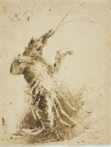 Shrimp-Man by Unknown Artist, drawing, 1801-1900