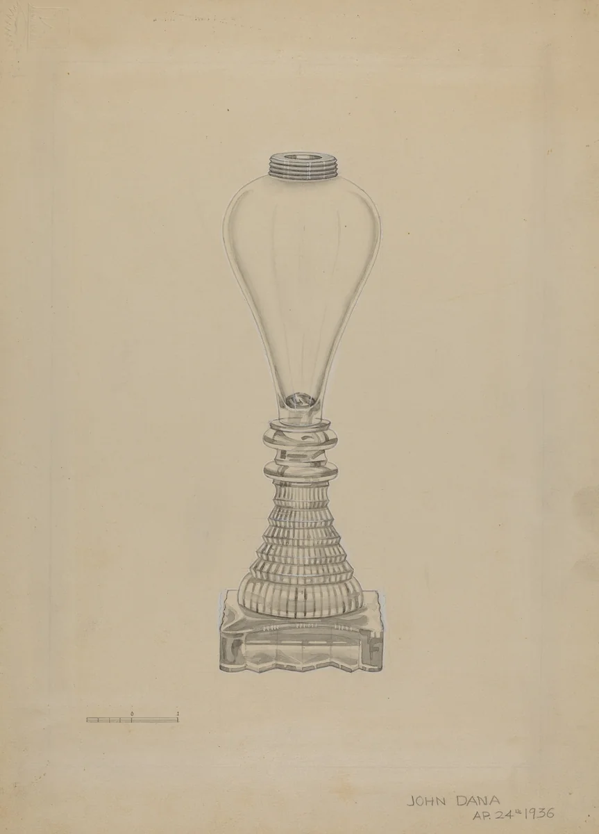 Lamp by John Dana, index of american design, 1936