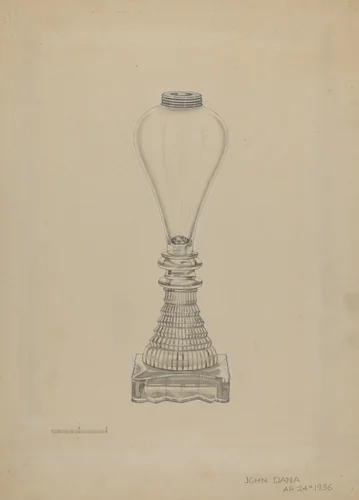 Lamp by John Dana, index of american design, 1936