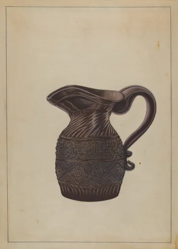 Cream Pitcher by Nicholas Amantea, index of american design, 1936