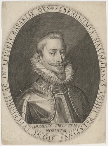 Maximilian I, Duke of Bavaria by Jan Sadeler, print, 1550-1600