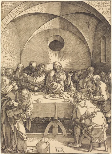 The Last Supper by Albrecht Dürer, print, 1510