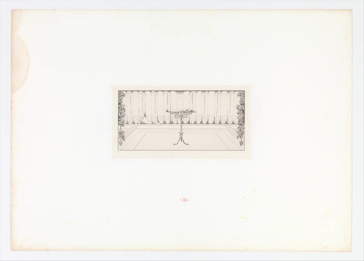 Ruhe (Repose) from Ein Handschuh (A Glove). Cyclus von zehn Compositionen radirt. Rad. Opus VI, Plate VIII. First edition by Max Klinger, print, 1881