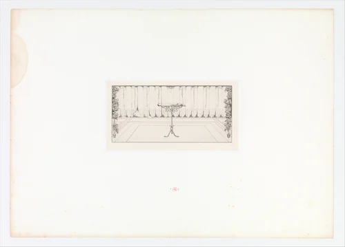 Ruhe (Repose) from Ein Handschuh (A Glove). Cyclus von zehn Compositionen radirt. Rad. Opus VI, Plate VIII. First edition by Max Klinger, print, 1881