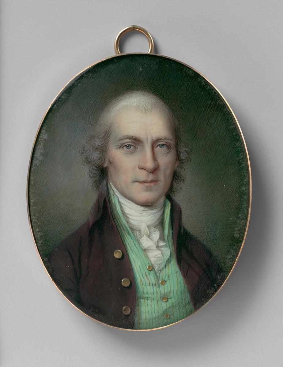 Richard Thomas III by James Peale, artwork, 1796
