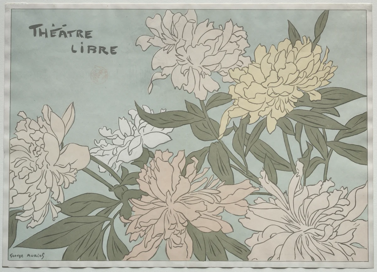 "Myrane" et "Les Chapons" by George Auriol, print, 1890