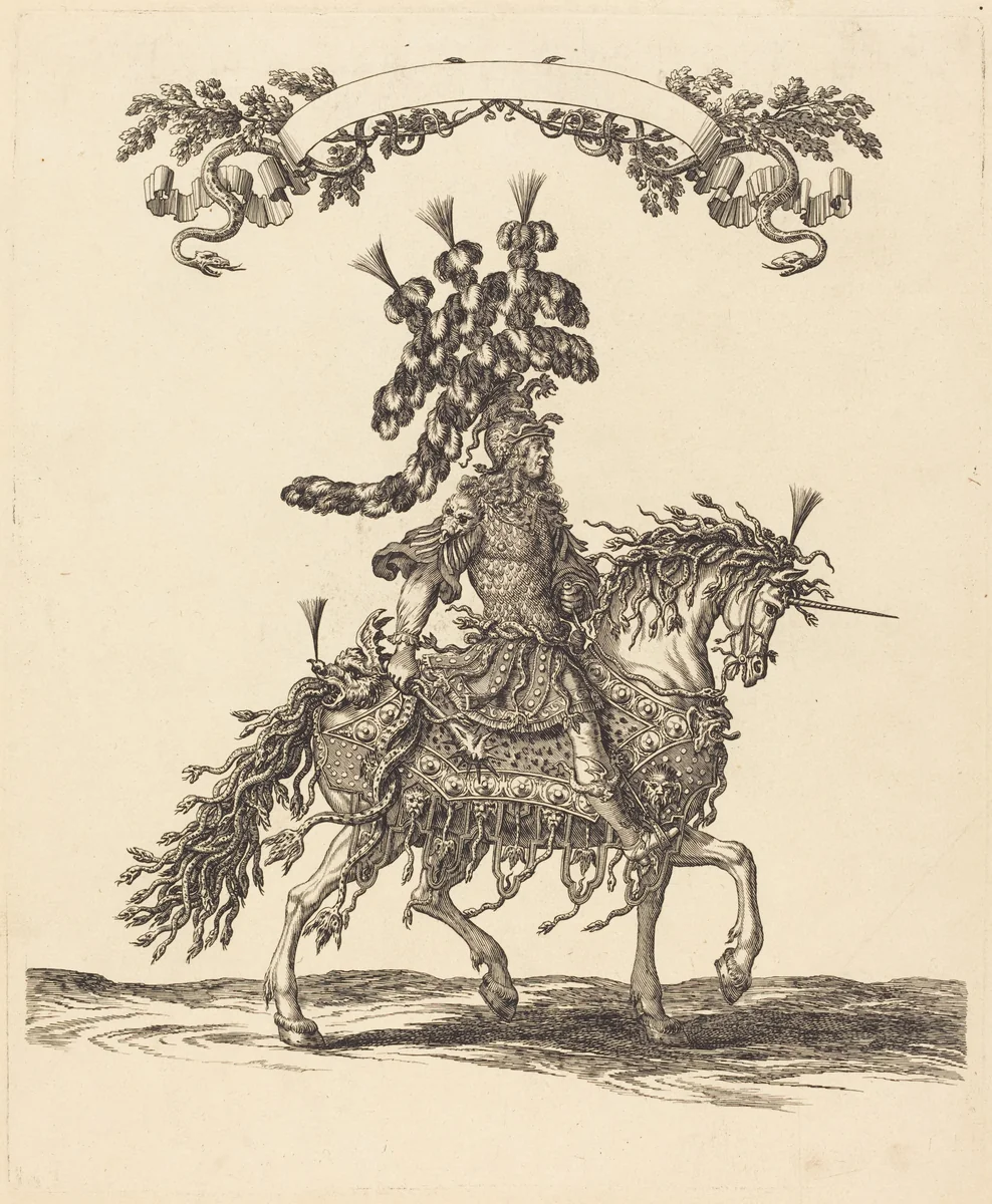 Le Duc de Guise, Roy Ameriquain by François Chauveau, print, 1613-1676