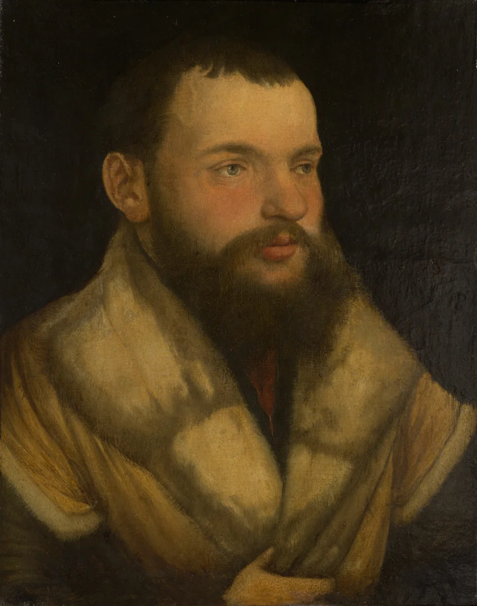 Portrait of a Man by Martin Schaffner, painting, 1515-1535