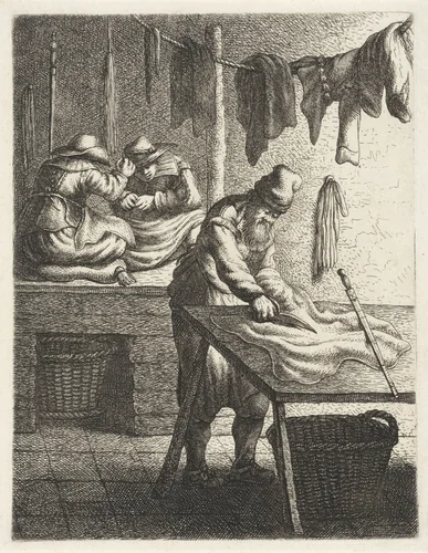 Kleermaker by Jan Gillisz van Vliet, print, 1635