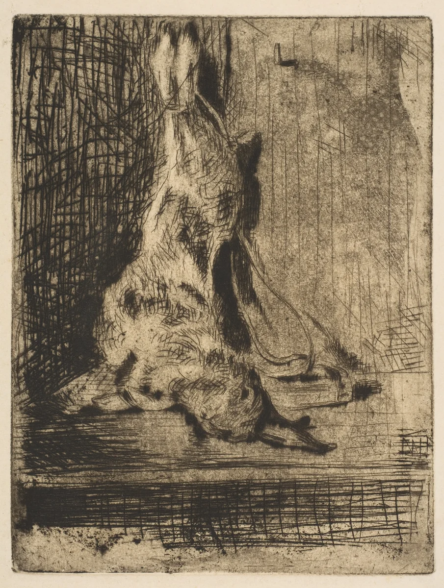The Rabbit by Edouard Manet, print, 1866