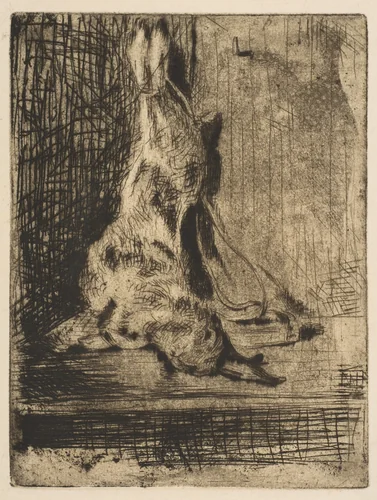 The Rabbit by Edouard Manet, print, 1866