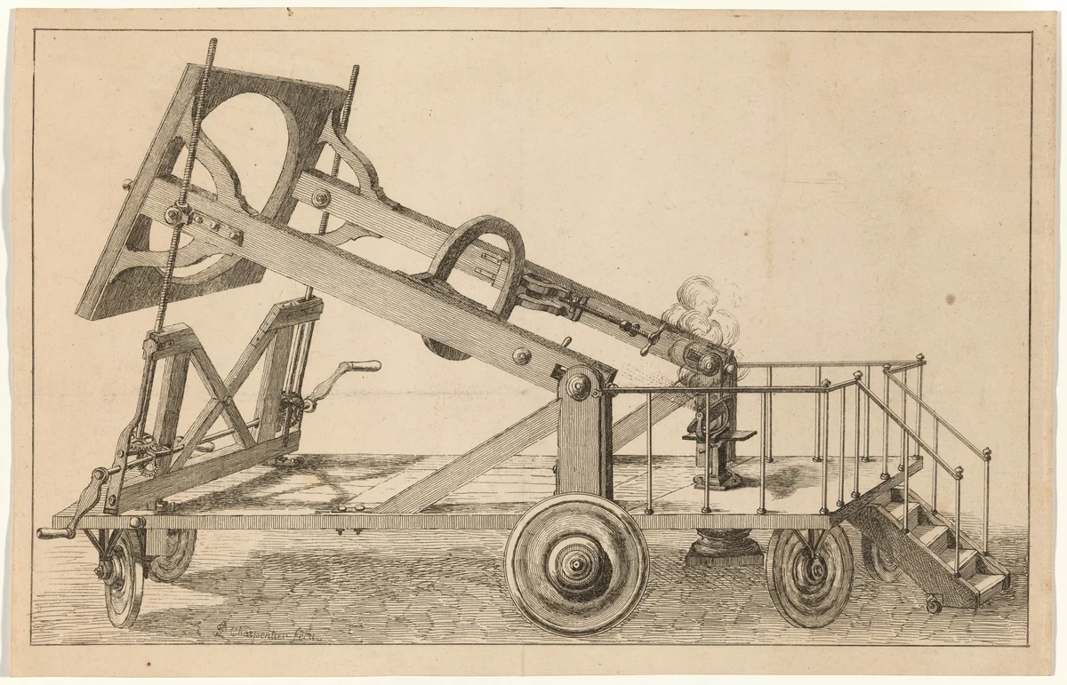 Burning Glass by François-Philippe Charpentier, print, 1769-1779