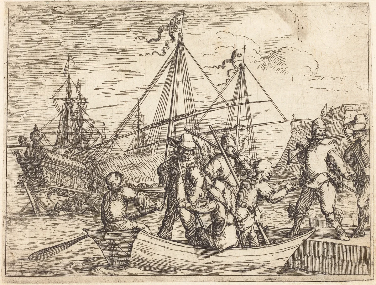 Capricci di varie battaglie by Johann Wilhelm Baur, print, 1635