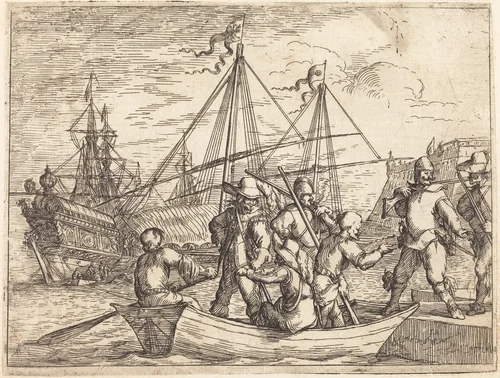 Capricci di varie battaglie by Johann Wilhelm Baur, print, 1635