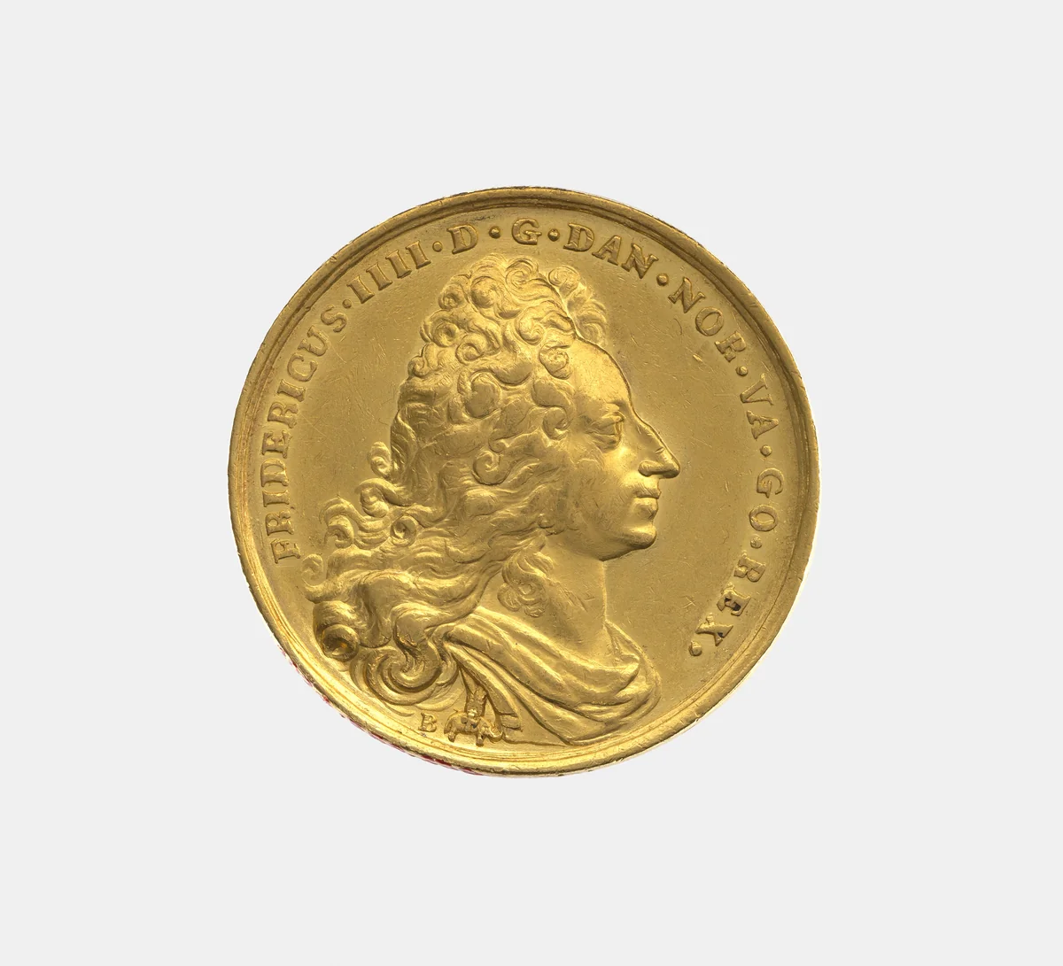 Frederick IV / 2nd Centenary of Augsburg Confession by Peter Berg, metalwork, 1717