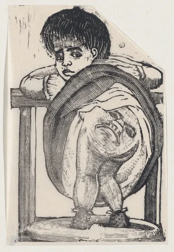 A girl with two faces by José Guadalupe Posada, print, 1887-1897