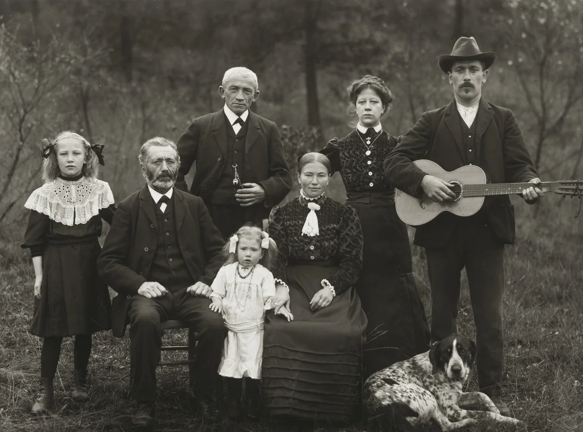 Farming Family by August Sander, photograph, 1912