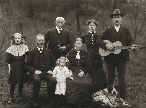 Farming Family by August Sander, photograph, 1912