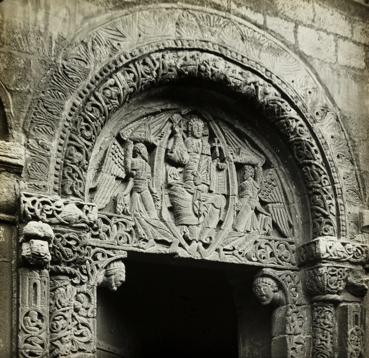 Ely Cathedral: Carving Over Prior's Door by Frederick Evans, photograph, 1891