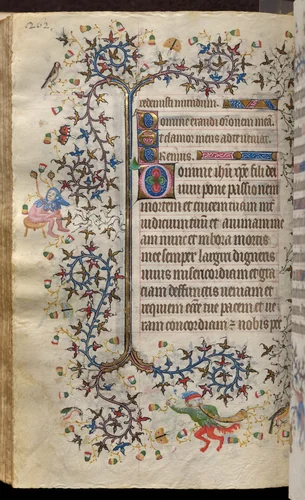 Hours of Charles the Noble, King of Navarre (1361-1425): fol. 131vr, Text by Master of the Brussels Initials and Associates, book, 1400-1410