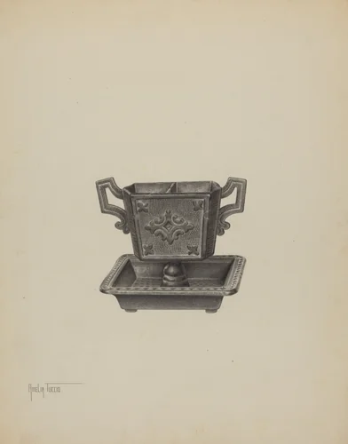 Match Safe by Amelia Tuccio, index of american design, 1940