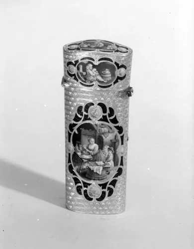 Étui by Philippe Ernst Schindler, metalwork, 1700-1799