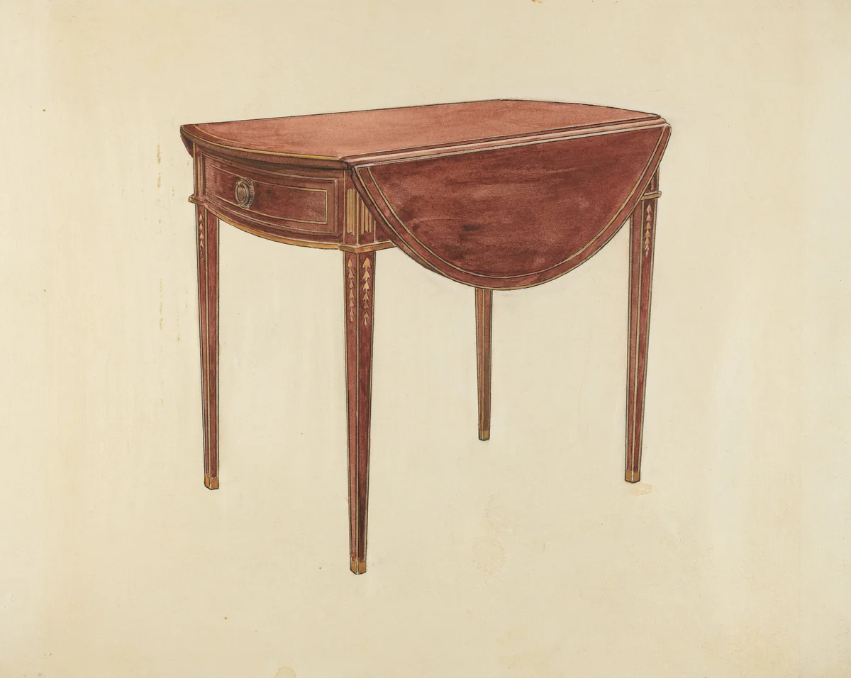 Pembroke Table by Florence Choate, index of american design, 1940
