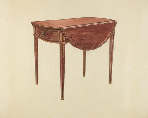 Pembroke Table by Florence Choate, index of american design, 1940