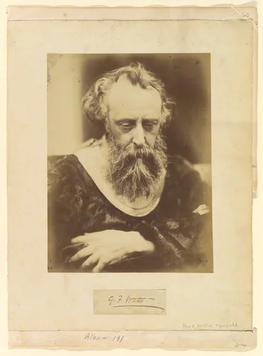 George Frederick Watts by David Wilkie Wynfield, photograph, 1860-1869